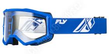 Brýle FOCUS, FLY RACING - USA dětské (modrá/bílá)
