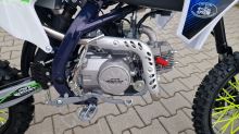 Pitbike MiniRocket DT125 17/14 světlo, el startér, řazení se spojkou, sedlo 86cm, modrý (14)