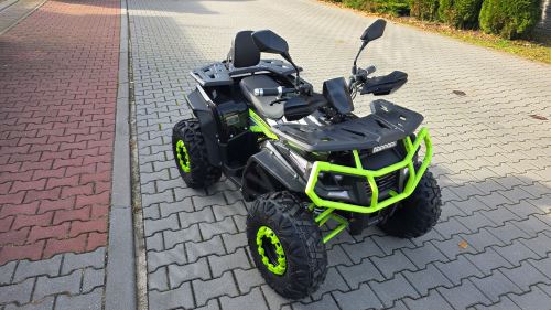 Dětská elektro čtyřkolka ATV MiniRocket RockRider 1800W 60V,nejvýkonnější, 8 kola, černá