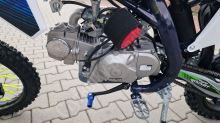 Pitbike MiniRocket DT125 17/14 světlo, el startér, řazení se spojkou, sedlo 86cm, modrý (19)