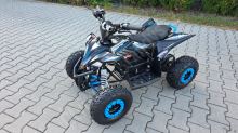 Dětská elektro čtyřkolka MiniRocket ATV MiniRaptor 1000W 36V, hydraulicke brzdy, modrá (13)