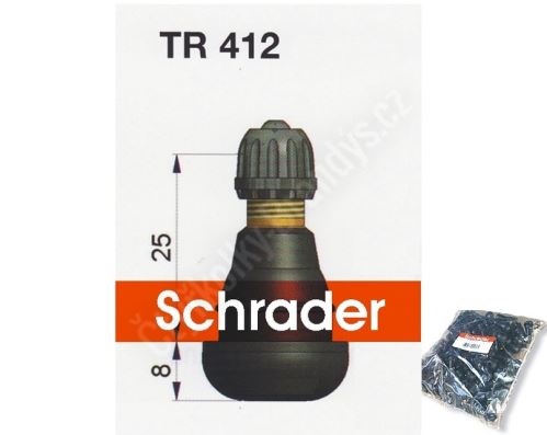 TR 412 bezdušový ventilek  MOTO 11,3 mm