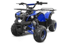 Dětská čtyřtaktní čtyřkolka ATV Toronto 125ccm, 1 rych.poloautomat, 7 kola, modrá (1)