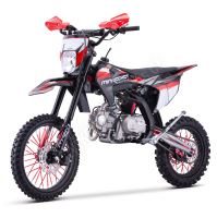 Pitbike MiniRocket DT125 17/14 světlo, el startér, řazení se spojkou, sedlo 86cm, černý