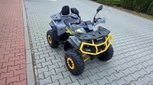 Dětská čtyřtaktní čtyřkolka ATV MiniRocket RockRider 125ccm 3+1, 8 kola, šedá (10)