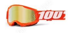 STRATA 2, 100% dětské brýle Orange, zrcadlové zlaté plexi