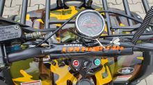 Dětská čtyřtaktní čtyřkolka ATV Toronto 125ccm, 1 rych. poloaut, 7 kola, žluty maskáč (12)