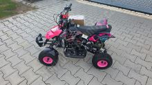 Dětská dvoutaktní čtyřkolka ATV Repti Nitro 49ccm růžová (8)