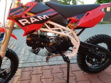 Pitbike MiniRocket Sky 125ccm 17/14  sedlo 87cm, červená (12)
