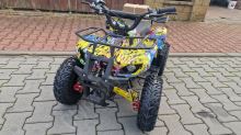 Dětská elektro čtyřkolka ATV Torino 1200W 48V graffiti žlutá (1)
