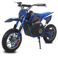 Dětská elektrická motorka Viper 1000W 36V modrá sedlo 63cm