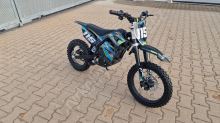 Dětská elektrická motorka pitbike MRM Tiger 3000W 60V, kola 14/12, sedlo 68cm, modrá