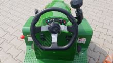 Dětský čtyřtaktní zahradní traktor s přívěsem 110ccm zelený (4)