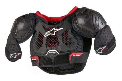 Chránič těla BIONIC KICKSTART, ALPINESTARS, dětský (černá/červená) 2024velikost 7 až 9 let