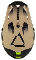 Dětská cross helma Cup 2 Napa Junior, CASSIDA, (písková/zelená/žlutá fluo) XL (53 cm) (6)