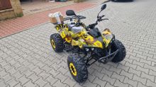 Dětská elektro čtyřkolka ATV Warrior XL 1500W 60V diferenciál 8 kola - žlutý maskáč mo2024