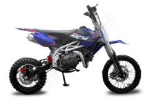 Pitbike MiniRocket Sky 125ccm 17/14 sedlo 87cm,  modrá
