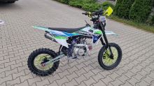 Pitbike MiniRocket DT125 17/14 světlo, el startér, řazení se spojkou, sedlo 86cm, modrý (12)
