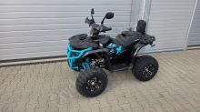 Dětská čtyřtaktní čtyřkolka ATV MiniRocket Troodon Deluxe 125ccm, 3+1, 8 kola, černo-modrá (15)