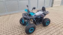 Dětská čtyřtaktní čtyřkolka ATV Hunter II 125ccm, 3 rych. poloautomat 8 kola, modrá (25)