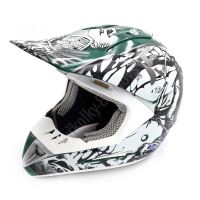 Motocrossová přilba Heipe H1 Skull- Zelená S