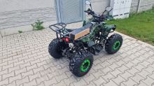 Dětská čtyřtaktní čtyřkolka ATV Warrior DELUX 125ccm, 3 rych. poloaut. 8 kola, zel. maskáč (5)