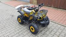 Dětská čtyřtaktní čtyřkolka ATV Toronto 125ccm, 1 rych. poloaut, 7 kola, žluty maskáč (2)
