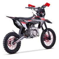 Pitbike MiniRocket DT125 17/14 světlo, el startér, řazení se spojkou, sedlo 86cm, černý (5)