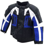 Dětská moto bunda HEIPE modrá 5-6