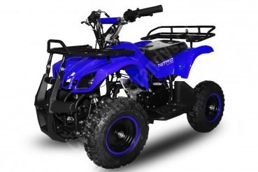 Dětská dvoutaktní čtyřkolka ATV Torino 49ccm, E-start modrá