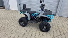 Dětská čtyřtaktní čtyřkolka ATV MiniRocket Troodon Deluxe 125ccm, 3+1, 8 kola, šedo-modrá (1)