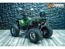 Dětská čtyřkolka Piranha Transformer 125ccm 3 rych. poloautomat 8 kola, zelený maskáč (7)