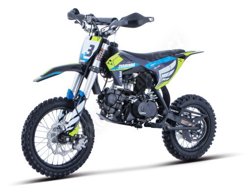 Pitbike Zuumav S3 125ccm 14/12 el startér, řazení bez spojky poloautoma, sedlo 73cm, černá
