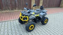 Dětská čtyřtaktní čtyřkolka ATV MiniRocket RockRider 125ccm 3+1, 8 kola, šedá