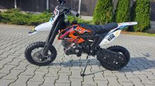 Pitbike MiniRocket Motors TRO50 4takt oranžová, sedlo 63cm (9)