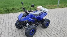Dětská elektro čtyřkolka ATV Warrior XL 1500W 60V diferenciál 8 kola - modrá