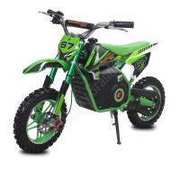 Dětská elektrická motorka Viper 1000W 36V zelená sedlo 63cm