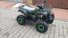 Dětská čtyřtaktní čtyřkolka ATV Toronto 125ccm, 1 rych. poloaut, 7 kola, zelený maskáč (1)