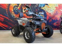 Dětská čtyřkolka Piranha Transformer 125ccm 3 rych. poloautomat 8 kola, šedo oranžová