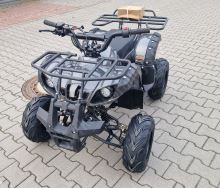 Dětská čtyřtaktní čtyřkolka ATV Toronto 125ccm DELUXE, 1 rych. poloaut, 7 kola, Carbon (1)