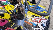Dětská elektro čtyřkolka ATV Torino 1200W 48V graffiti žlutá (9)
