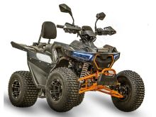 Dětská čtyřtaktní čtyřkoka FUN 125cc 3G8 3 rych. poloautomat 8 kola, carbon