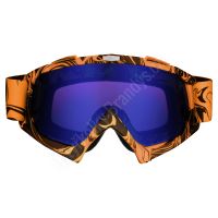 Oranžové Cross/MTB brýle - modro-fialové sklo