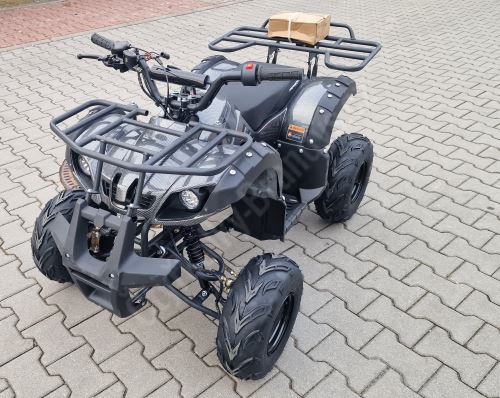 Dětská čtyřtaktní čtyřkolka ATV Toronto 125ccm DELUXE, 1 rych. poloaut, 7 kola, Carbon