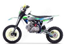 Pitbike MiniRocket DT125 17/14 světlo, el startér, řazení se spojkou, sedlo 86cm, modrý (5)