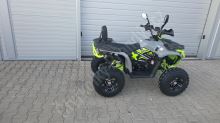 Dětská čtyřtaktní čtyřkolka ATV MiniRocket Troodon Deluxe 125ccm, 3+1, 8 kola, šedo-zelená (4)