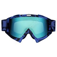 Modré Cross/MTB brýle - modro-zelené sklo