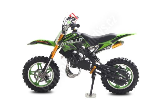 Minicross Big Apollo 49ccm E-start zelená sedlo 61cm