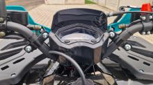 Dětská čtyřtaktní čtyřkolka ATV Hunter II 125ccm, 3 rych. poloautomat 8 kola, modrá (32)