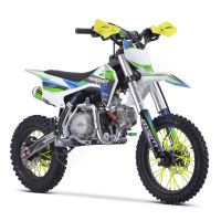 Pitbike MiniRocket DK110 14/12 řazení bez spojky poloautoma, el startér, sedlo 70cm modrý (4)